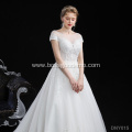 Ball Gown Lace Beaded Luxury Wedding Dress Bridal Gown